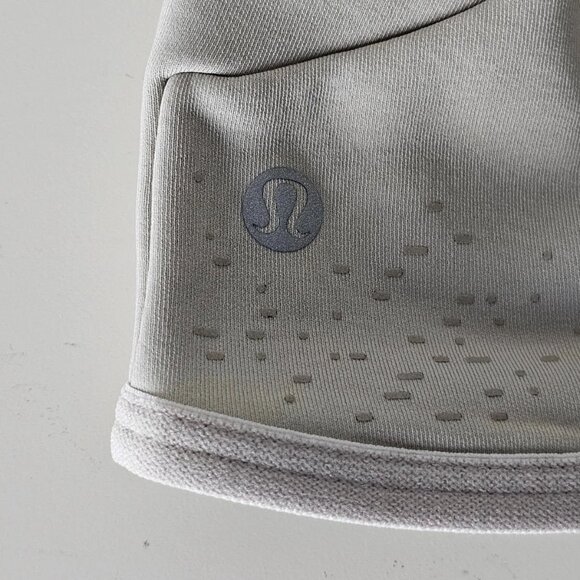 NWT LULULEMON RWLI Beige Tech Fleece Cold Terrain Run Beanie Hat Men's OS - Picture 5 of 7